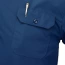Mercer Culinary M60250NBM Metro Edge® Brewer Work Shirt w/ Short Sleeves - Poly/Cotton, Navy Blue, Medium thumbnail 3