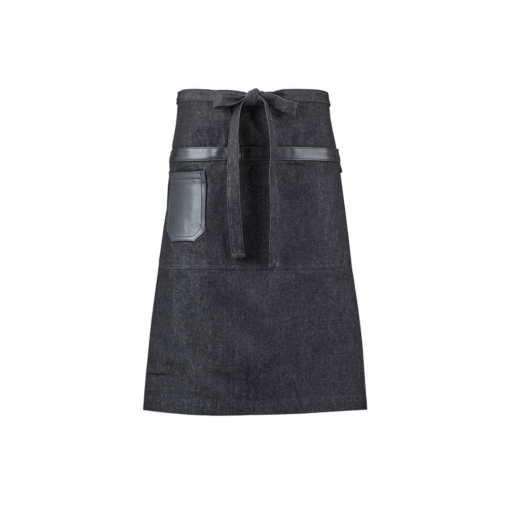 Mercer Culinary M63204BKD 3 Pocket Bistro Apron - 31" x 26", Cotton, Black