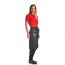 Mercer Culinary M63204BKD 3 Pocket Bistro Apron - 31" x 26", Cotton, Black thumbnail 2