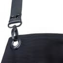 Mercer Culinary M63208BDBK Full Length Bib Apron w/ (5) Pockets - 30 1/2" x 25", Cotton, Black thumbnail 3