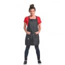 Mercer Culinary M63208DENBR Full Length Bib Apron w/ (5) Pockets - 30 1/2" x 25", Cotton, Black thumbnail 4