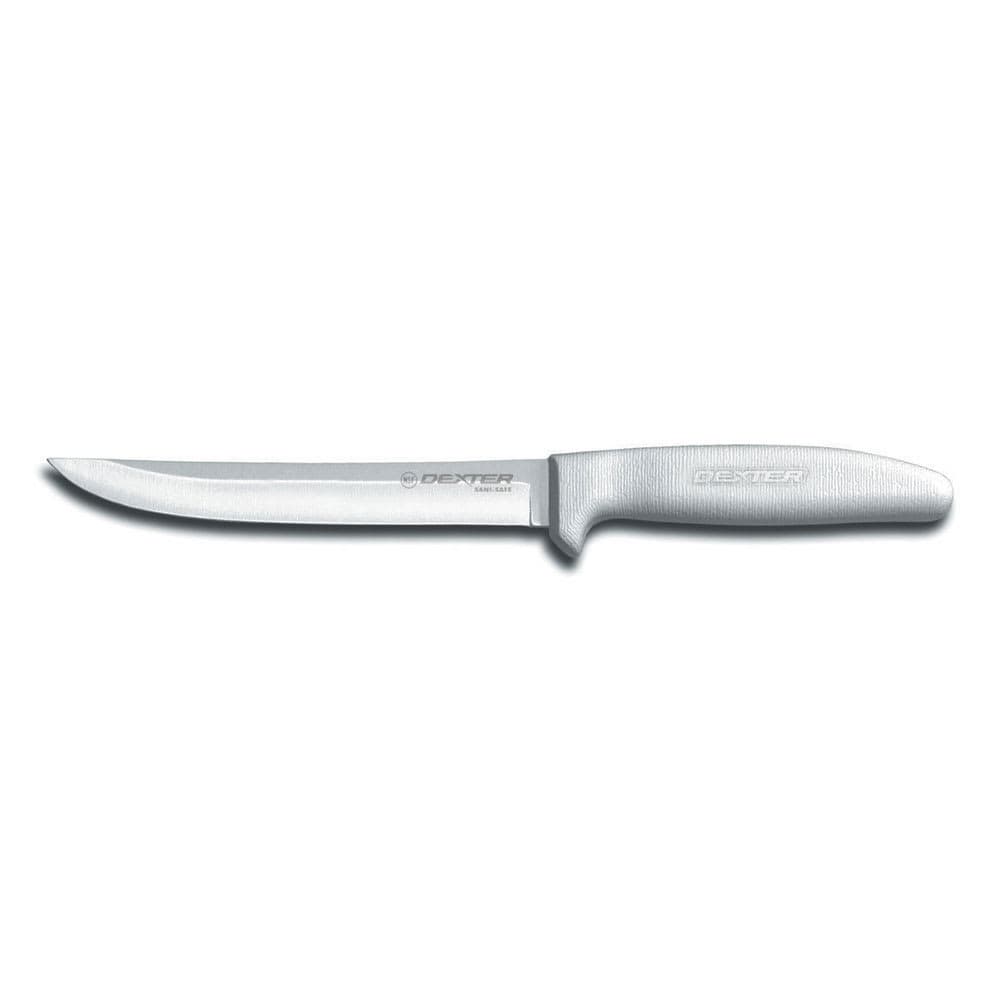 Dexter Russell S156HG-PCP SANI-SAFE® 6" Boning Knife w/ Polypropylene White Handle, Carbon Steel