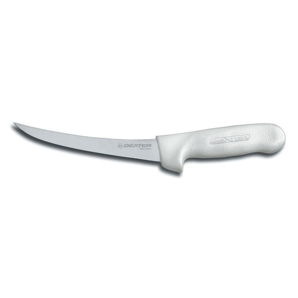 Dexter Russell S131F-6PCP SANI-SAFE® 6" Boning Knife w/ Polypropylene White Handle, Carbon Steel
