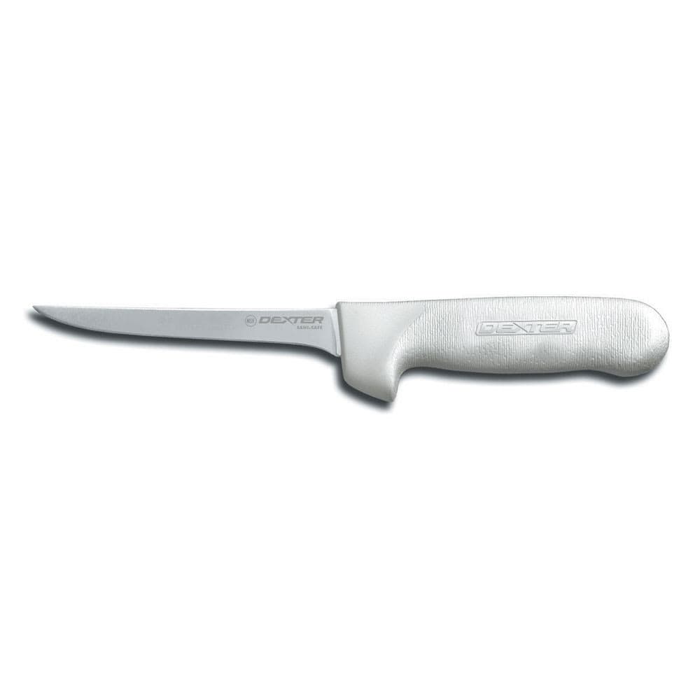 Dexter Russell S135N-PCP SANI-SAFE® 5" Boning Knife w/ Polypropylene White Handle, Carbon Steel