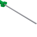 Dexter Russell NWSR-10 10" Rough Sharpening Steel w/ Polypropylene Handle thumbnail 3