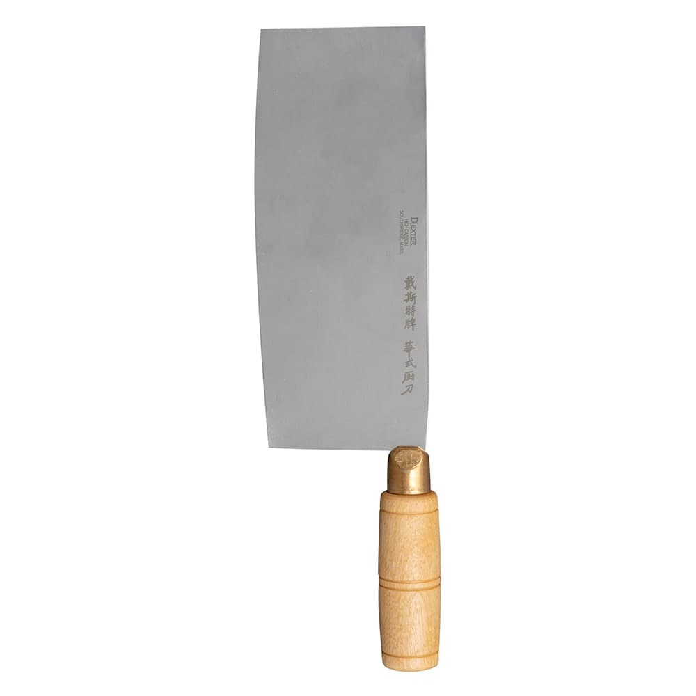 Dexter Russell 5178 8" Chinese Chef's/Cook's Knife w/ Hardwood Handle, High Carbon Steel