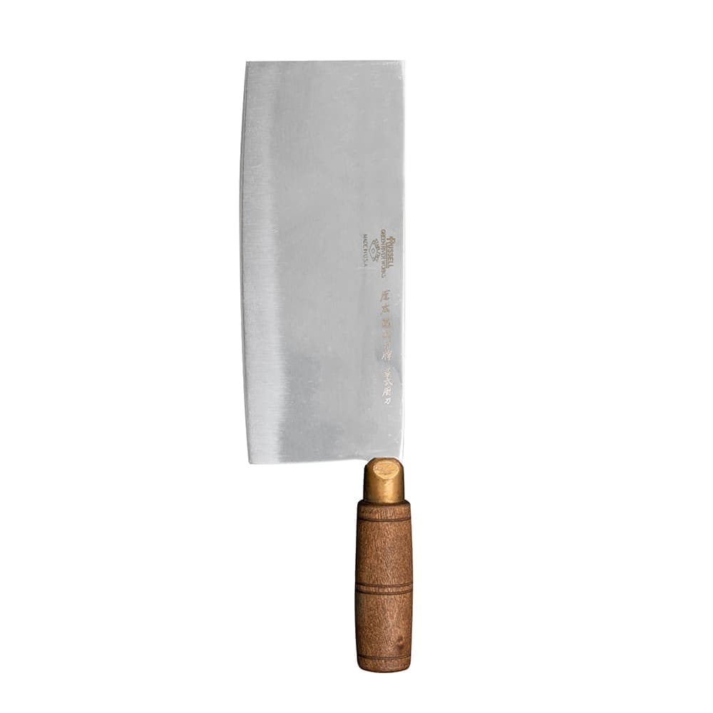 Dexter Russell 8915 8" Chinese Chef's/Cook's Knife w/ Walnut Handle, High Carbon Steel