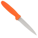 Dexter Russell S105SC-PCP SANI-SAFE® 3 1/2" Paring Knife w/ Polypropylene Orange Handle, Carbon Steel thumbnail 3