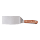 Dexter Russell S8696 6"x3" Hamburger Turner w/ Rosewood Handle, Stainless Steel thumbnail 4
