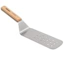 Dexter Russell P2386C-8 8"x3" Perforated Turner w/ Beech Handle, Carbon Steel thumbnail 2