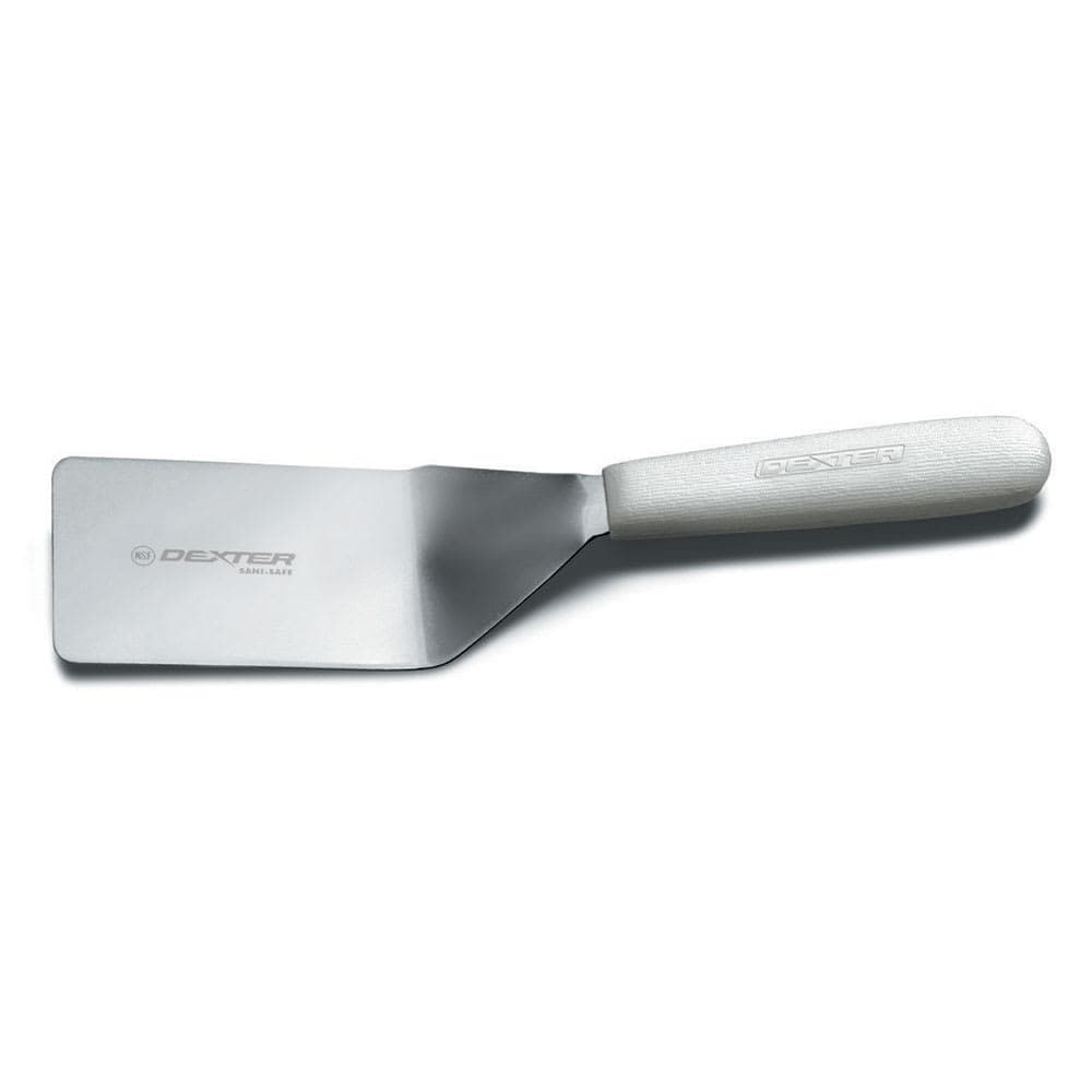 Dexter Russell S172 SANI-SAFE® 4"x2 1/2" Pancake Turner w/ Polypropylene Handle, Stainless Steel
