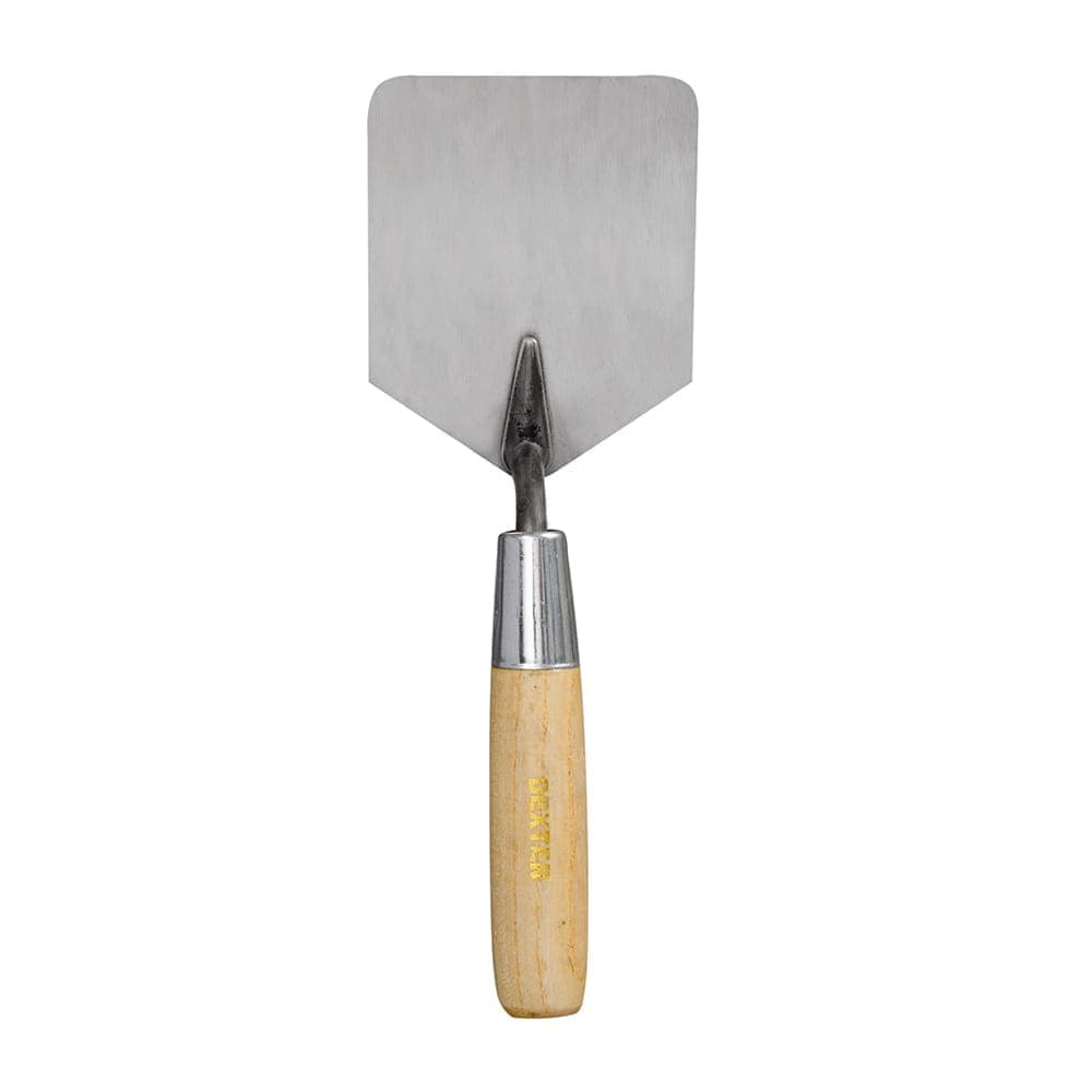 Dexter Russell 1515 4" x 5" Hamburger Trowel w/ Hardwood Handle, Carbon Steel