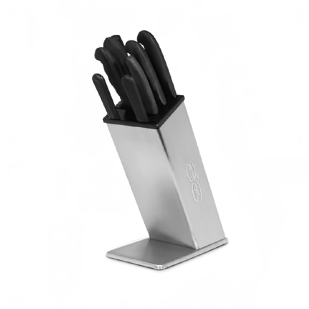 Dexter Russell SB-8 BLOCK ONLY 8  Slot Stainless Steel Knife Block