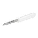 Dexter Russell SG104-PCP 3 1/4" Paring Knife w/ Soft White Rubber Handle, Carbon Steel thumbnail 2