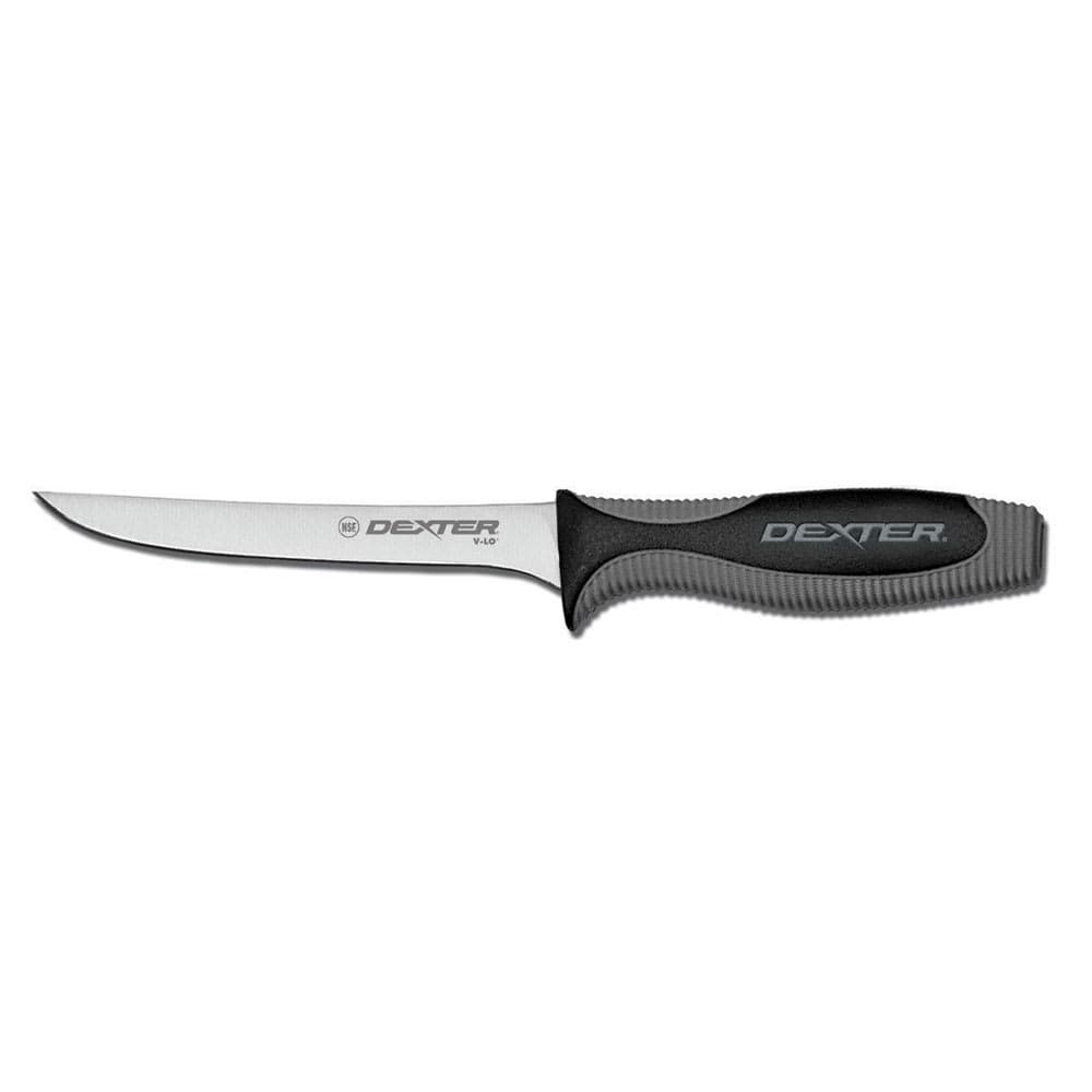 Dexter Russell V136F-PCP 6" Boning Knife w/ Soft Rubber Handle, Carbon Steel