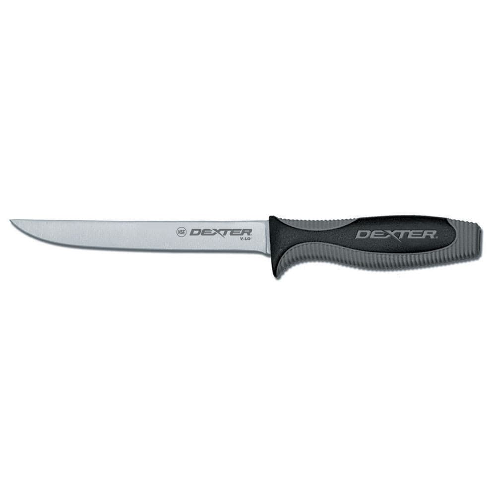 Dexter Russell V136N-PCP 6" Boning Knife w/ Soft Rubber Handle, Carbon Steel