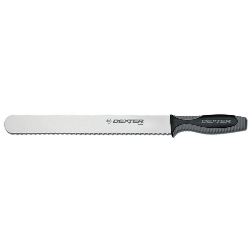 Dexter Russell V140-12SC-PCP 12" Slicer w/ Soft Rubber Handle, Carbon Steel