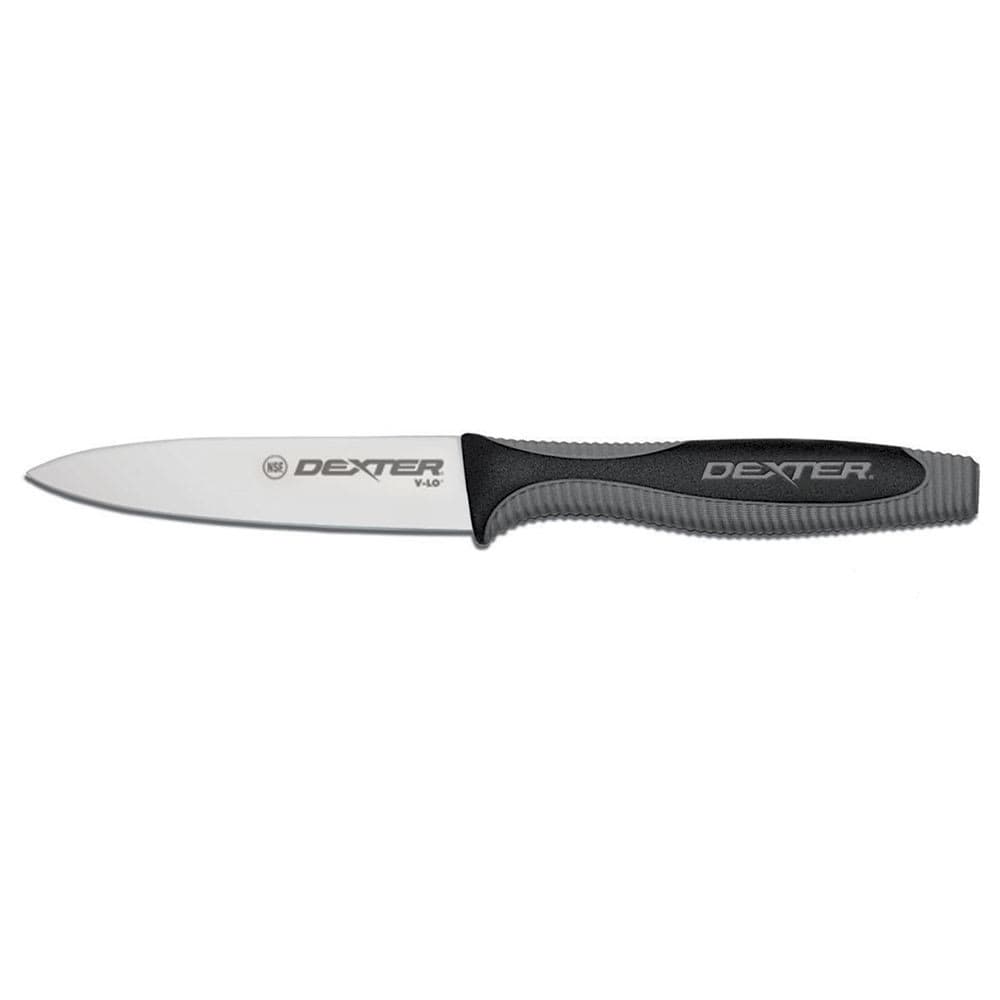 Dexter Russell V105PCP 3 1/2" Paring Knife w/ Soft Rubber Handle, Carbon Steel