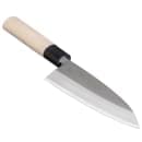 Dexter Russell P47005 6 1/2" Deba Knife w/ Magnolia Wood Handle, Stainless Steel thumbnail 2