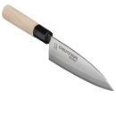 Dexter Russell P47005 6 1/2" Deba Knife w/ Magnolia Wood Handle, Stainless Steel thumbnail 3