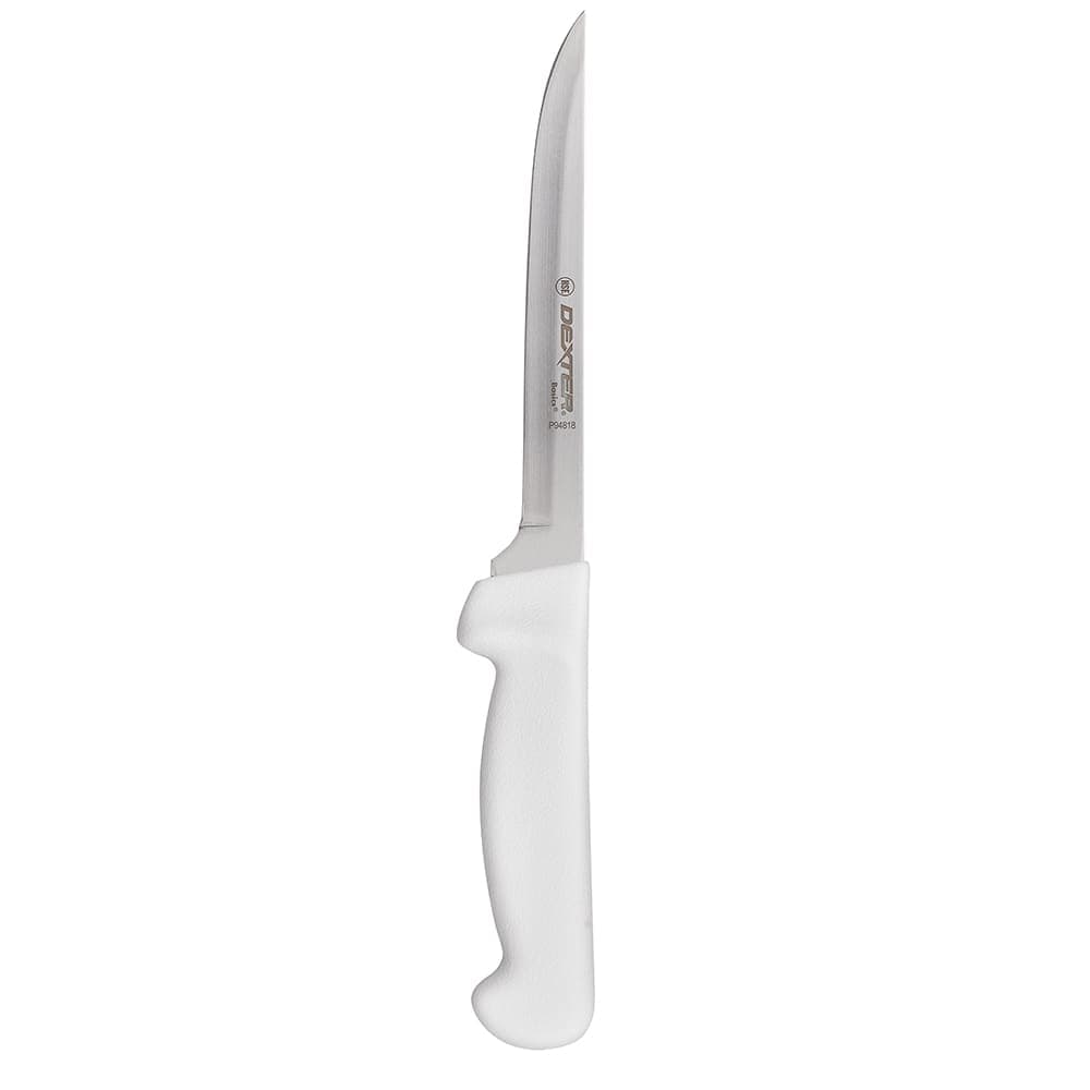 Dexter Russell P94818 6" Boning Knife w/ Polypropylene White Handle, Carbon Steel