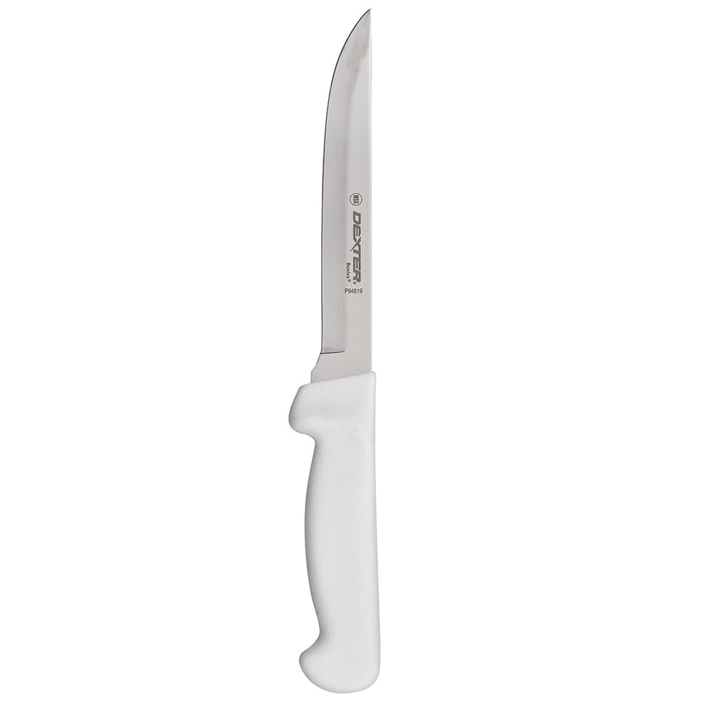 Dexter Russell P94819 6" Boning Knife w/ Polypropylene White Handle, Carbon Steel