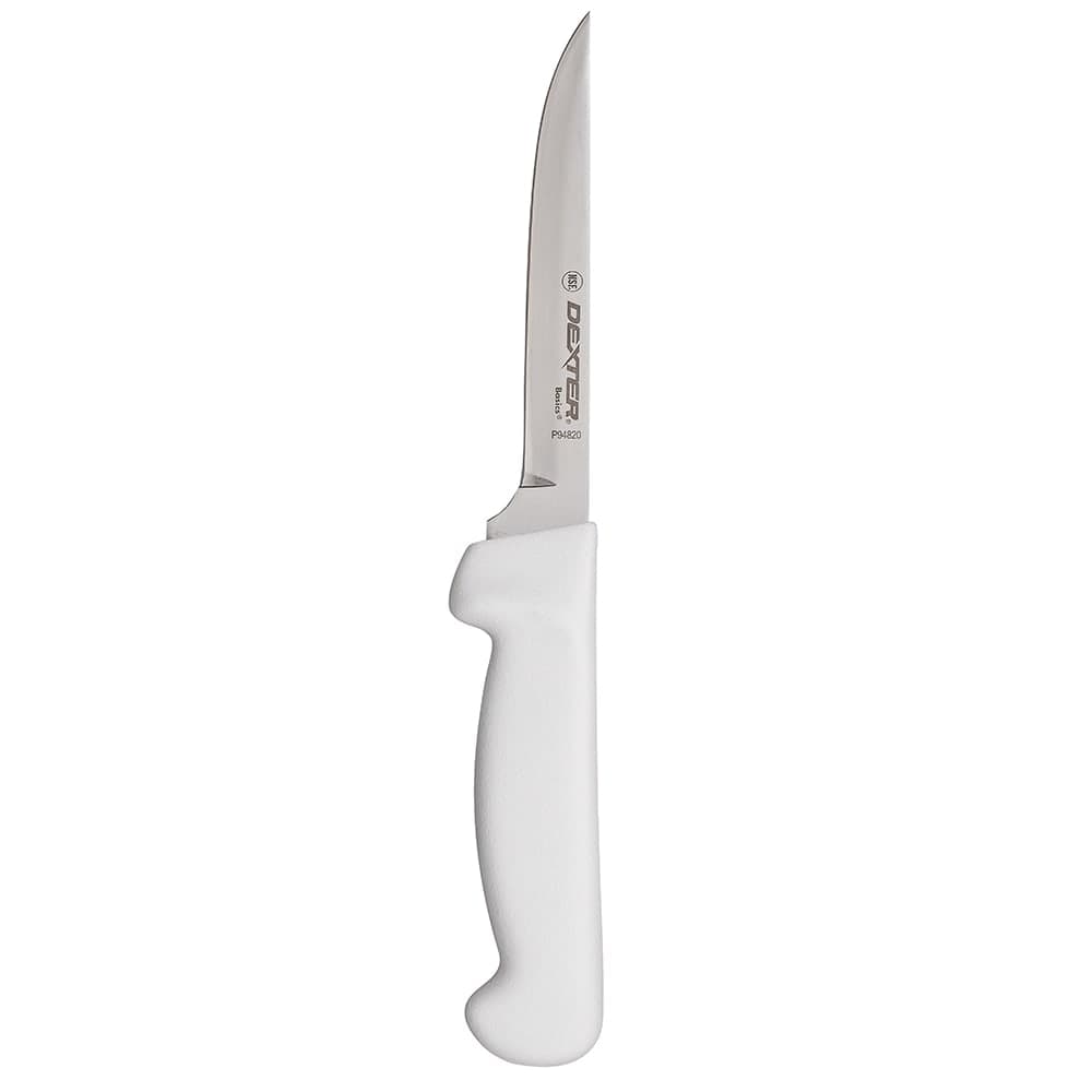 Dexter Russell P94820 5" Boning Knife w/ Polypropylene White Handle, Carbon Steel