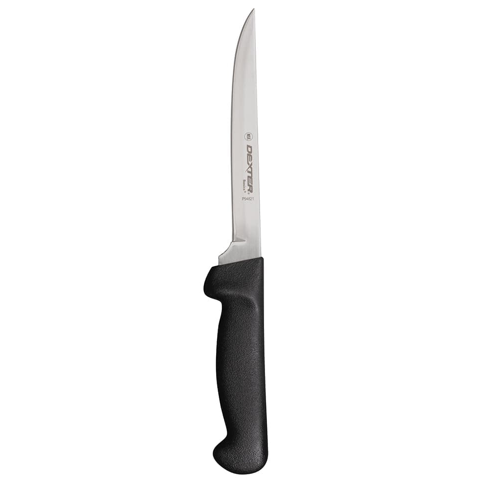 Dexter Russell P94821B 6" Boning Knife w/ Polypropylene Black Handle, Carbon Steel
