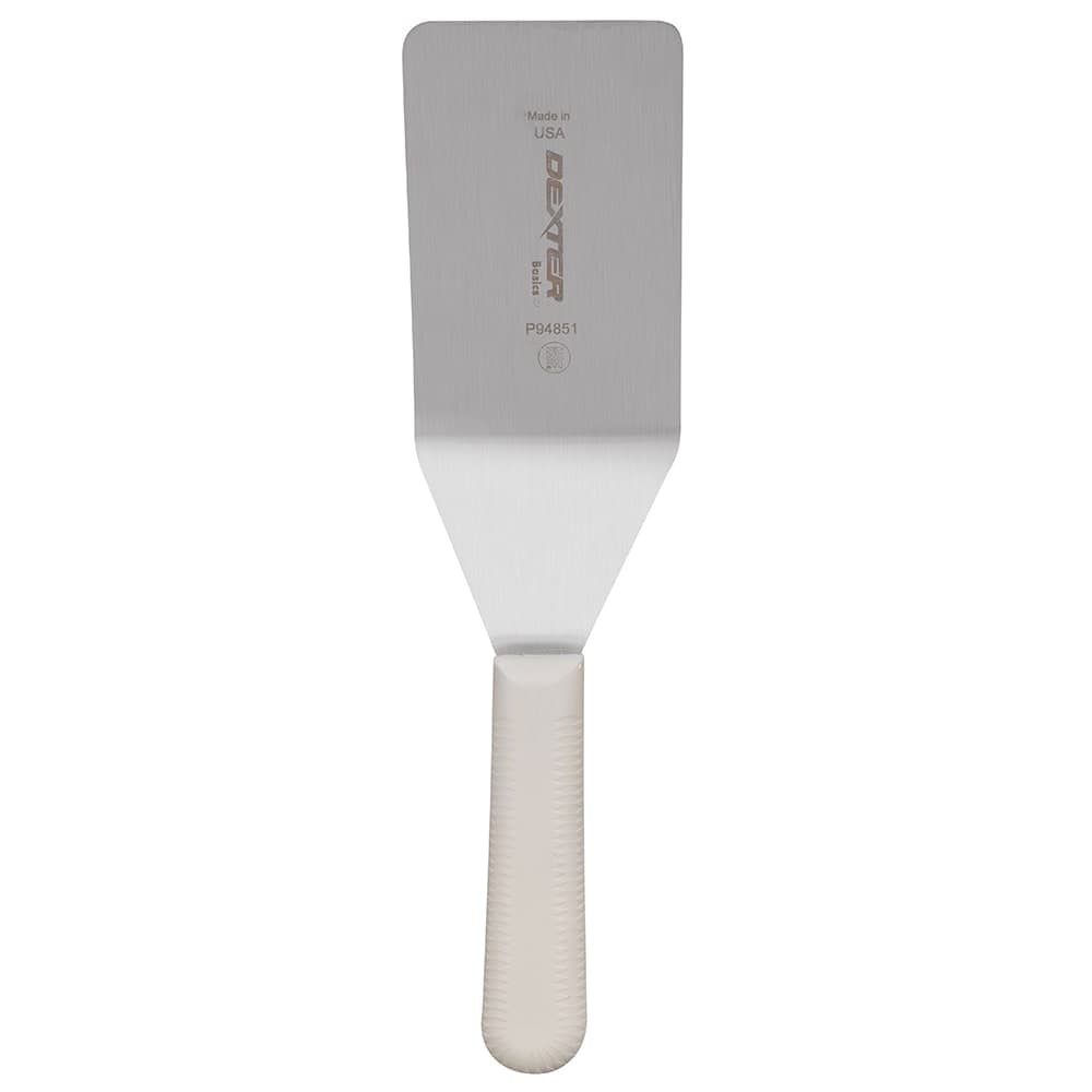 Dexter Russell P94851 4"x2 1/2" Pancake Turner w/ Polypropylene Handle, Stainless Steel