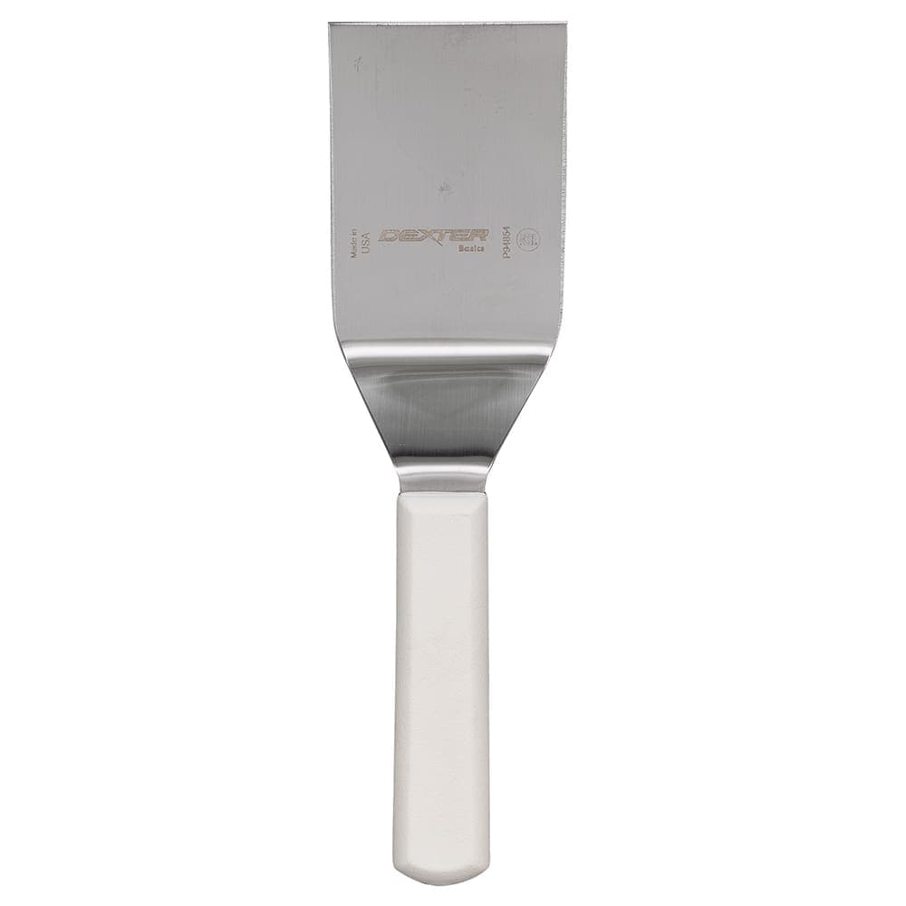 Dexter Russell P94854 4"x3" Hamburger Turner w/ Polypropylene Handle, Stainless Steel