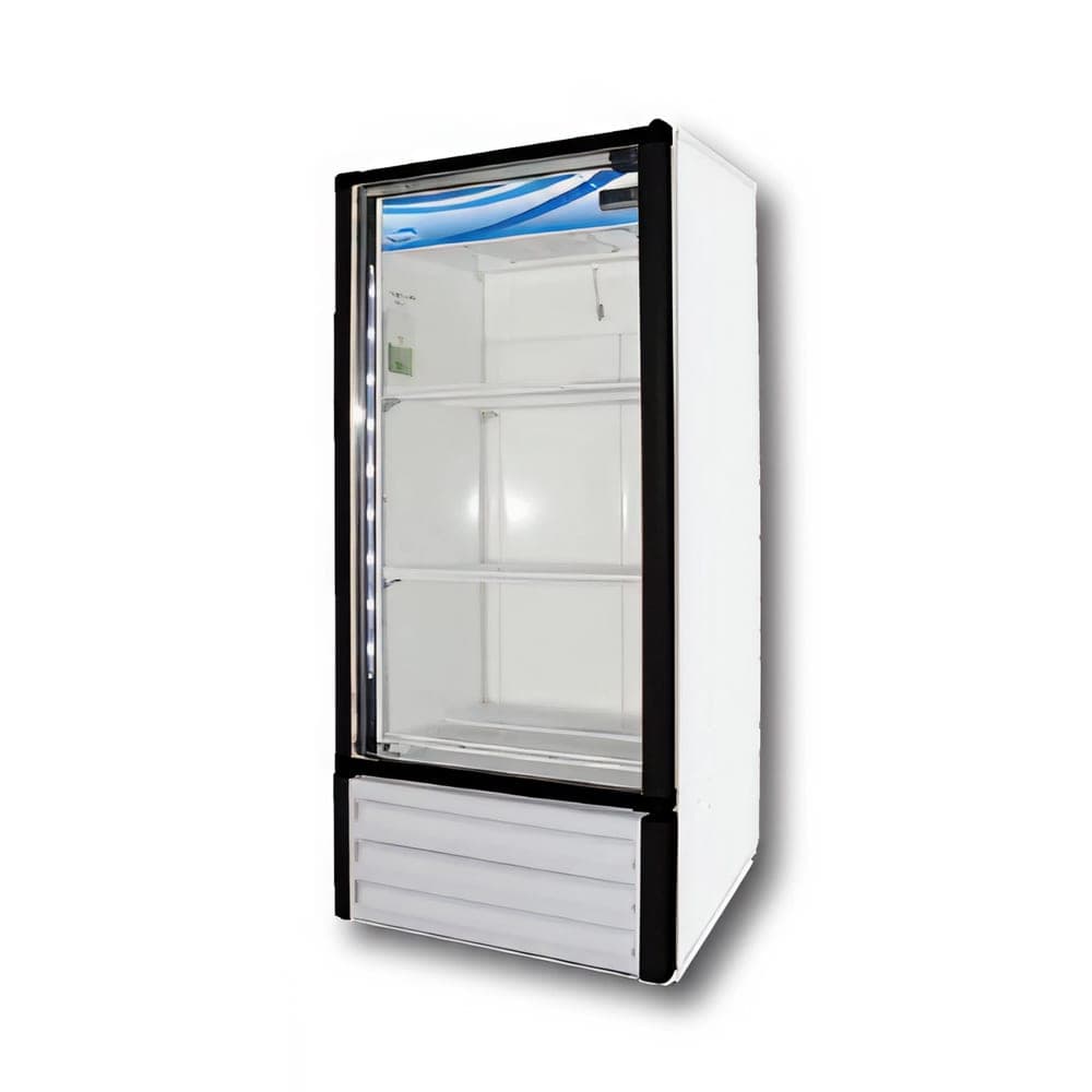 Fogel VR-10-HC-US 25 5/8" One Section Glass Door Merchandiser - (1) Right Hinged Door, White, 115v