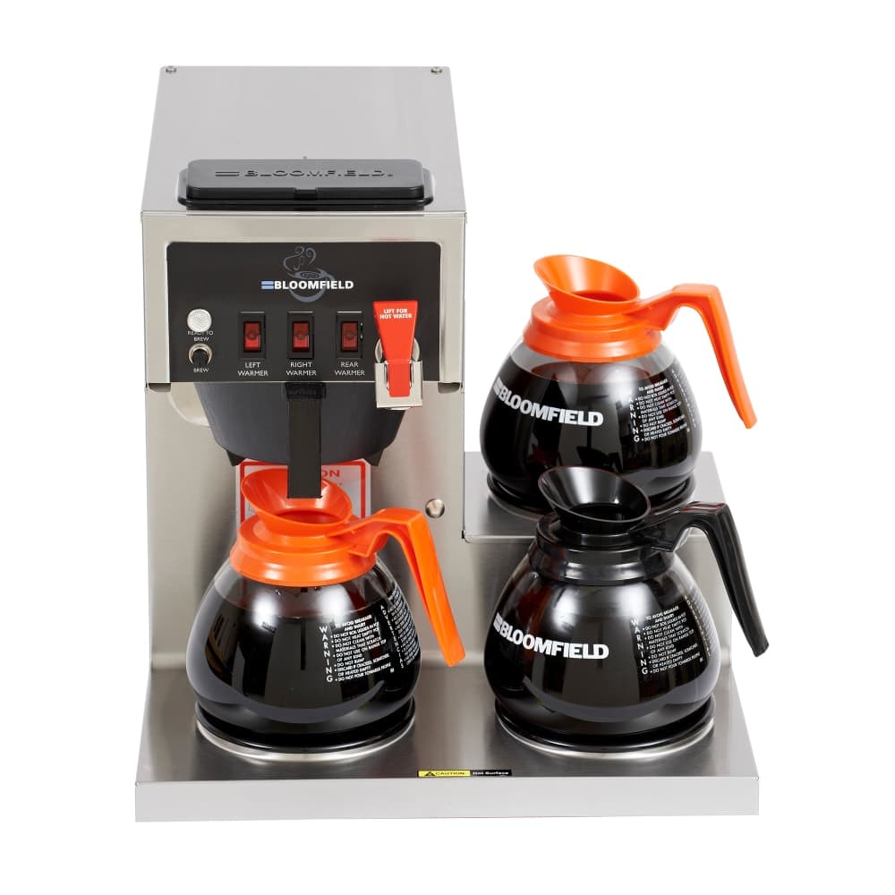 Bloomfield 8572D3F Low Volume Decanter Coffee Maker - Automatic, 1/2 gal/hr, 120v