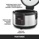 Waring WRC60 60 Cup Electric Rice Cooker/Warmer w/ Digital Controls, 120v thumbnail 14