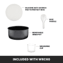 Waring WRC60 60 Cup Electric Rice Cooker/Warmer w/ Digital Controls, 120v thumbnail 15