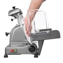 Waring WCS250SV Manual Meat & Cheese Slicer w/ 10" Blade, Belt Driven, Aluminum, 3/4 hp thumbnail 2