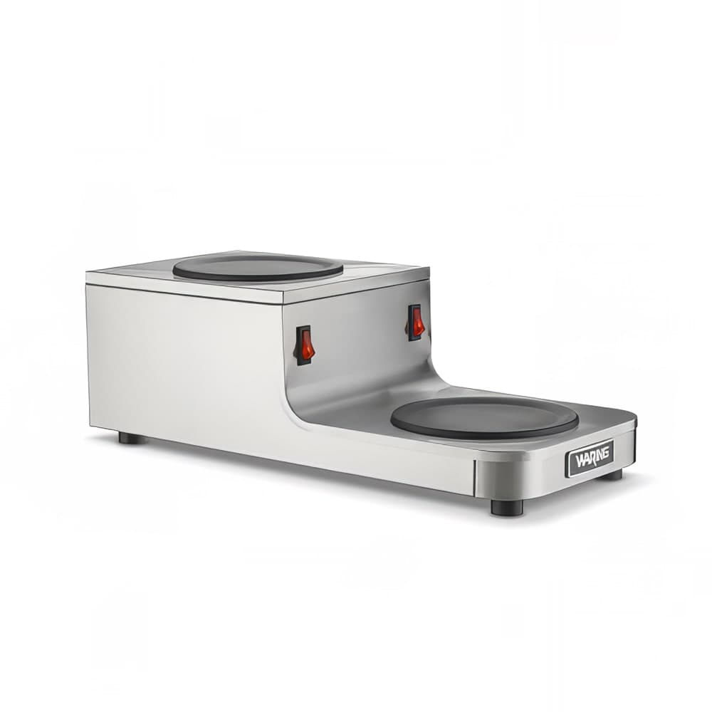 Waring WCW20R Double Step Up Coffee Warmer, 120v