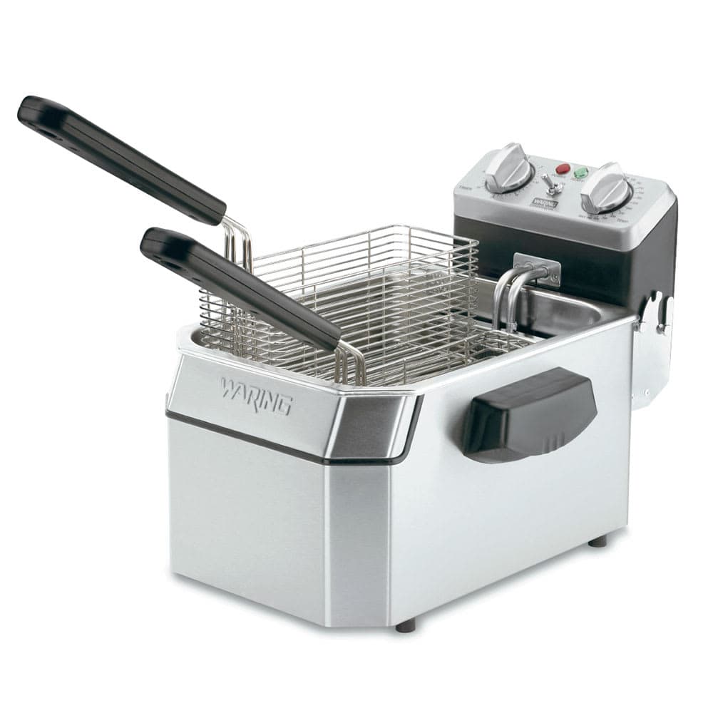 Waring WDF1000 Countertop Electric Fryer - (1) 10 lb Vat, 120v