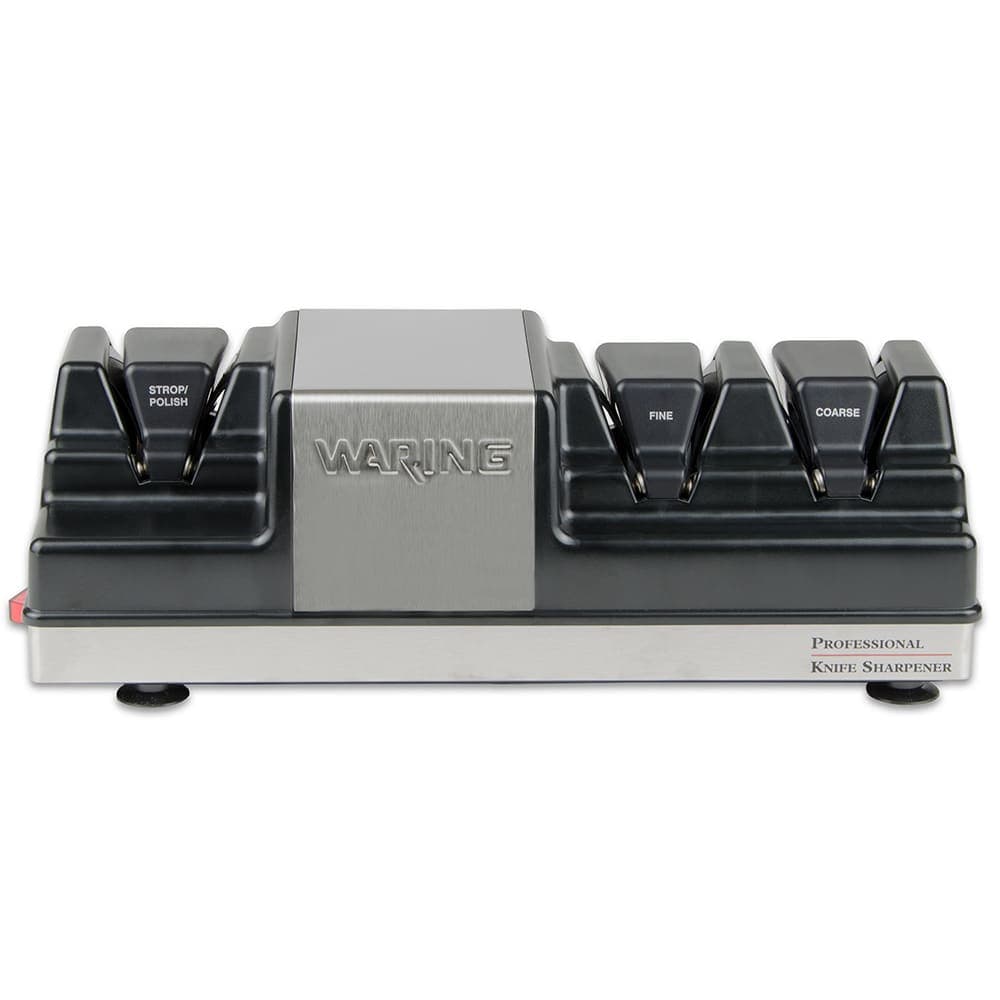 Waring WKS800 Electric Knife Sharpener w/ 3 Wheels & Magnetized Drawer