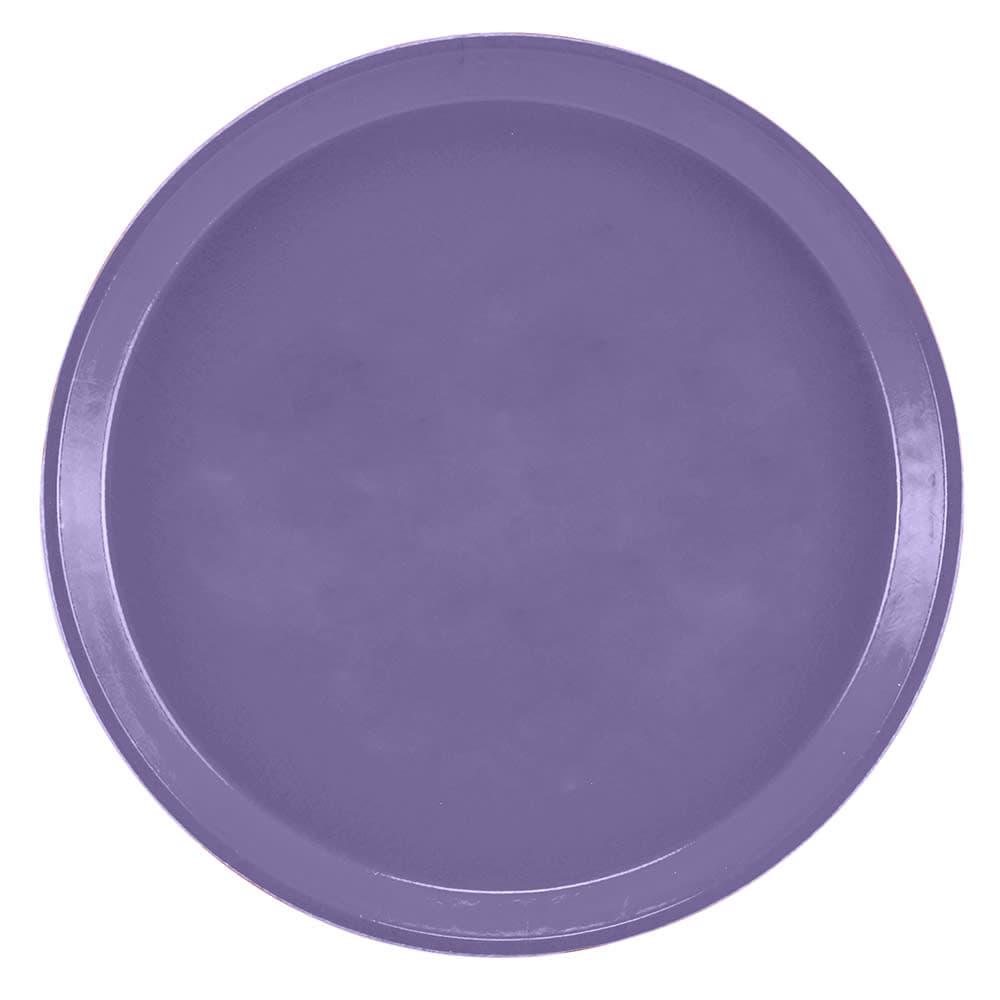 Cambro 1000551 10" Round Serving Camtray - Fiberglass, Grape