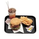Cambro 1014FF110 Plastic Fast Food Tray - 13 1/2"L x 10 2/5"W, Black thumbnail 2