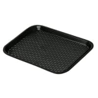 Cambro 1014FF110 Plastic Fast Food Tray - 13 1/2"L x 10 2/5"W, Black thumbnail 4