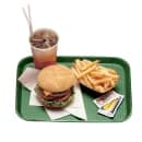 Cambro 1014FF119 Plastic Fast Food Tray - 13 1/2"L x 10 2/5"W, Sherwood Green thumbnail 2