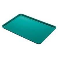 Cambro 1014FF119 Plastic Fast Food Tray - 13 1/2"L x 10 2/5"W, Sherwood Green thumbnail 3