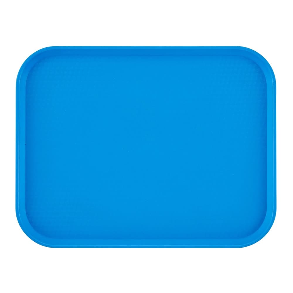 Cambro 1014FF168 Plastic Fast Food Tray - 13 1/2"L x 10 2/5"W, Blue