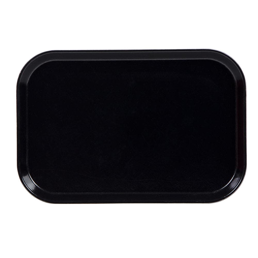 Cambro 1015MT110 Rectangular Market Display Tray - 10 1/8" x 15" x 3/4", Black