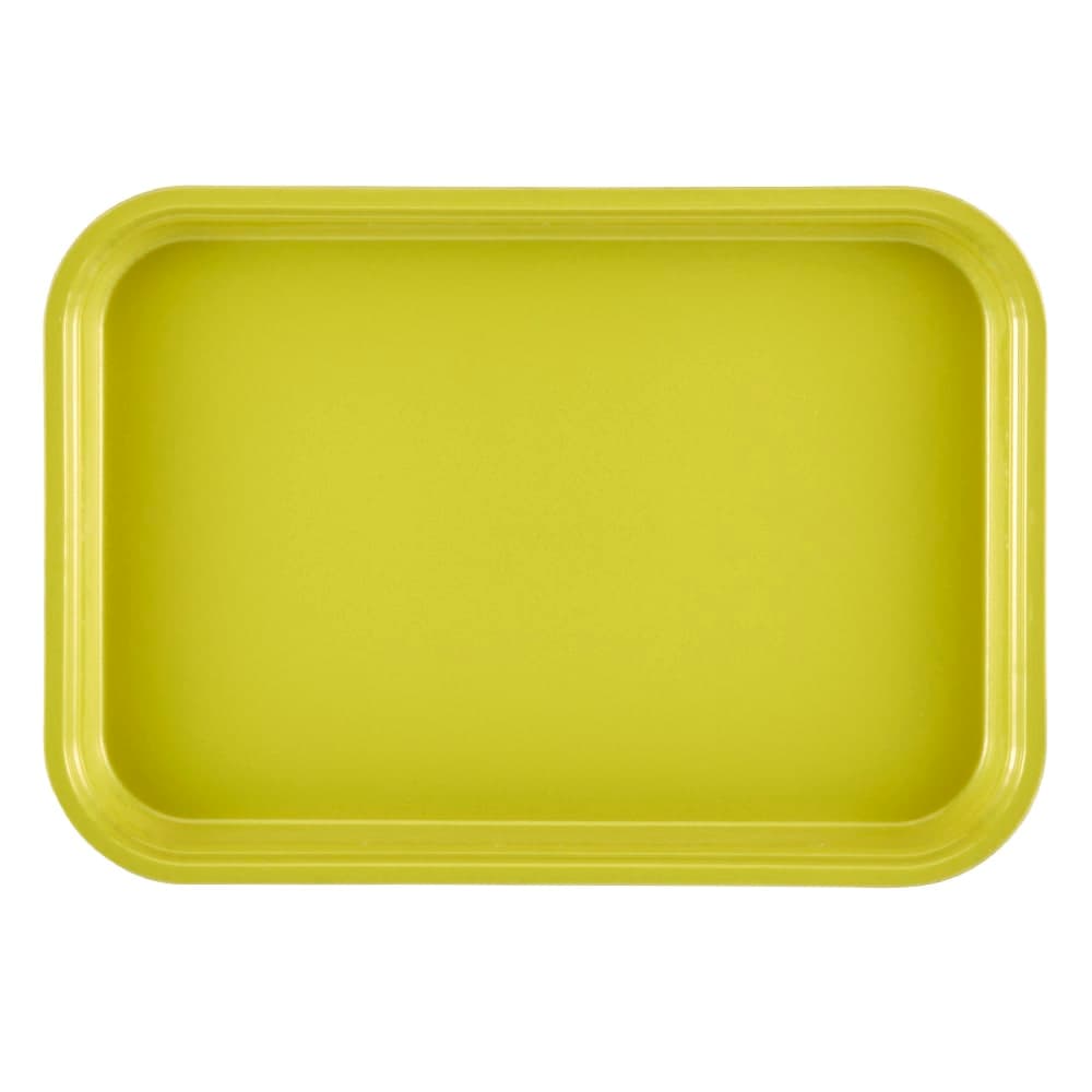 Cambro 1015MT145 Rectangular Market Display Tray - 10 1/8" x 15" x 3/4", Yellow