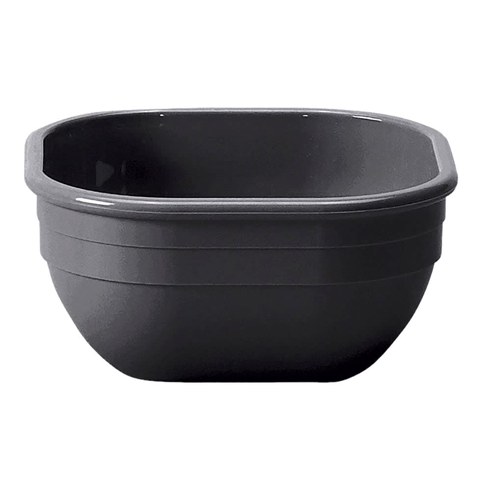 Cambro 10CW110 9 2/5 oz Square Plastic Bowl, Black