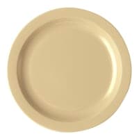 Cambro 10CWNR148 10" Round Plastic Dinner Plate, White thumbnail 4