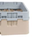 Cambro 10HS318184 Camrack Glass Rack with Extender - 10 Compartments, Beige thumbnail 4