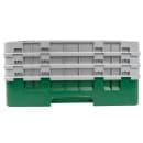 Cambro 10HS638119 Camrack Glass Rack - (3)Extenders, 10 Compartments, Sherwood Green thumbnail 2